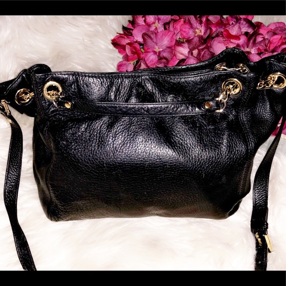 MICHAEL KORS Black Leather Chain Shoulder Bag - Picture 3 of 7